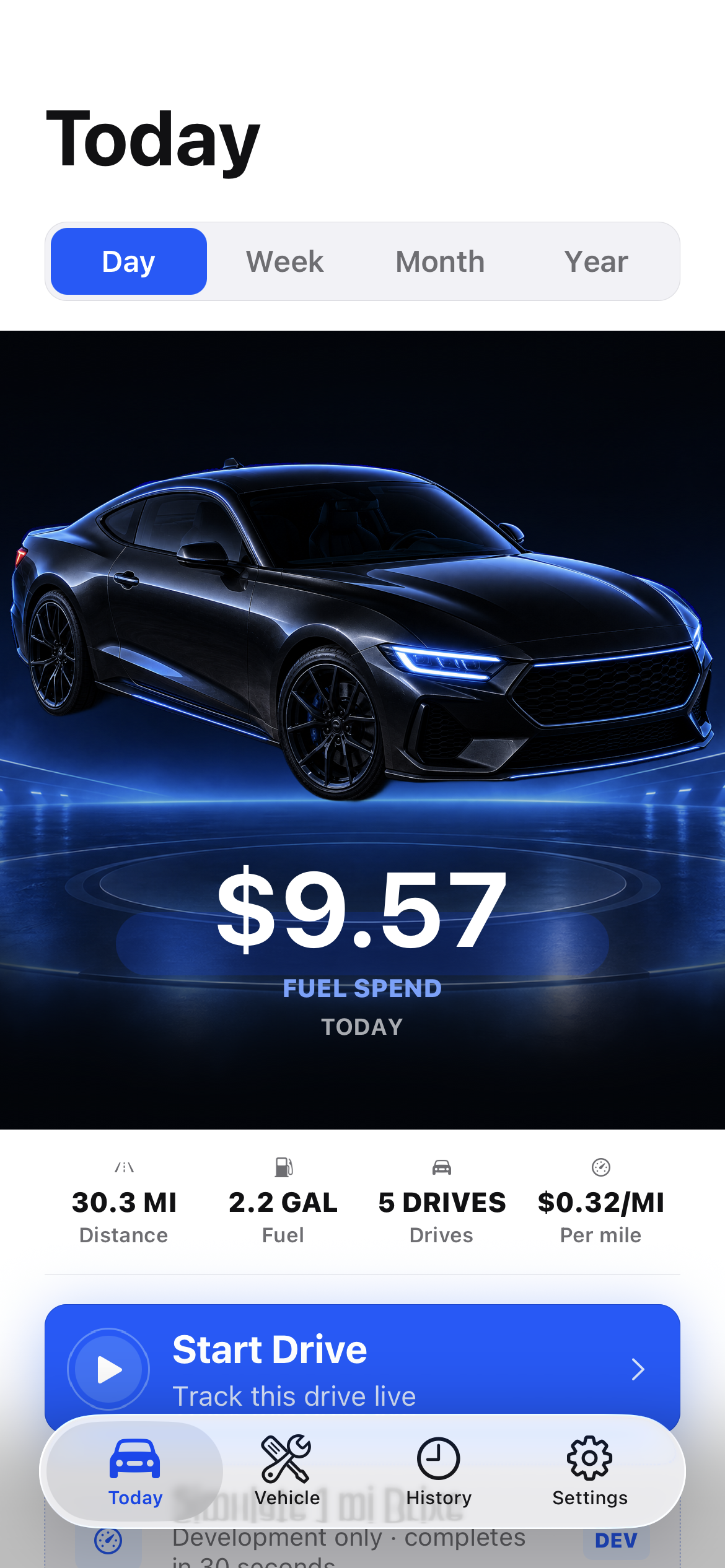 Motor Master app screen 1