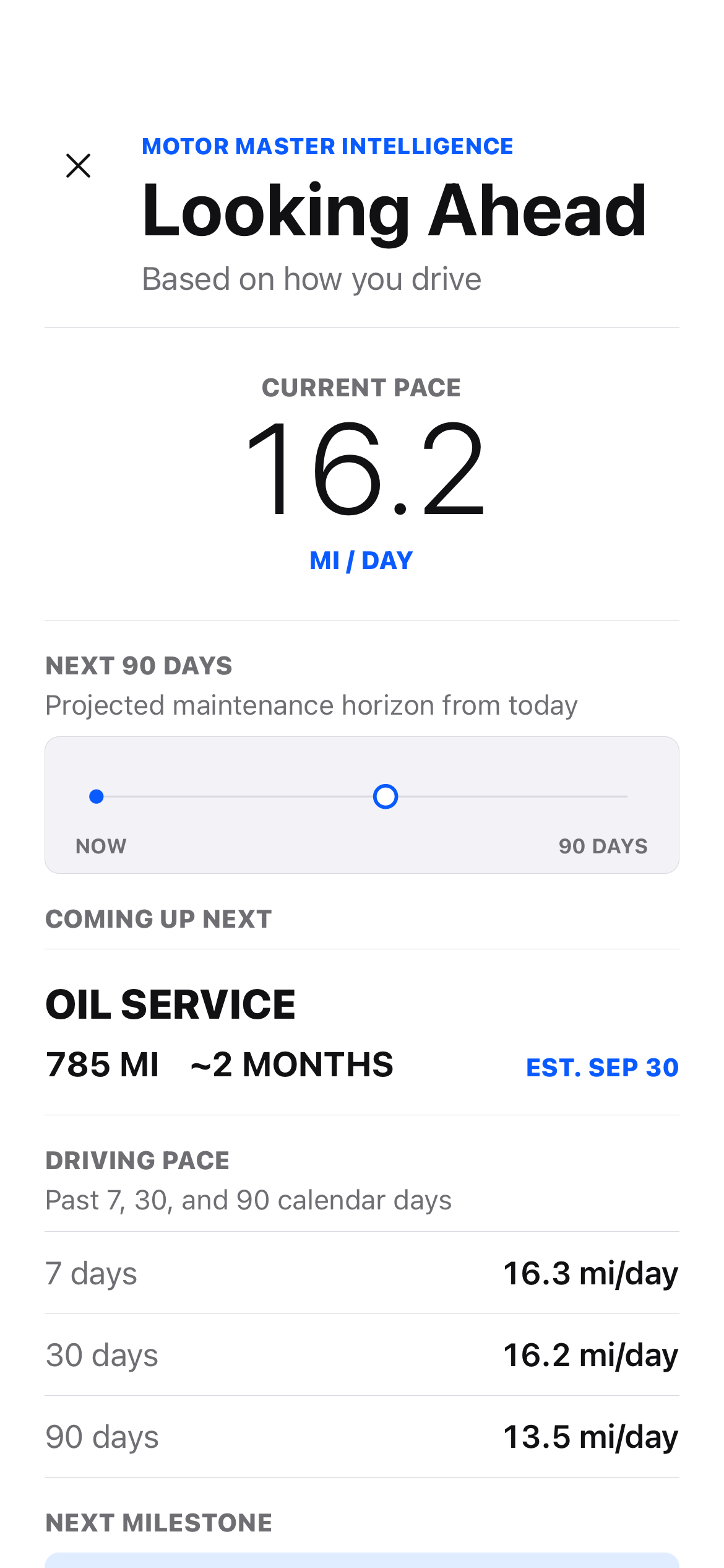 Motor Master app screen 3